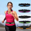 Double Pouch Elastic Sports Belt Bag